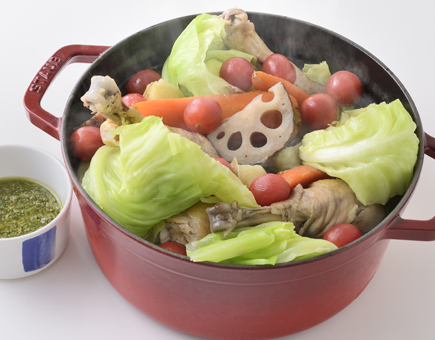 鶏のポトフ サルサヴェルテソース