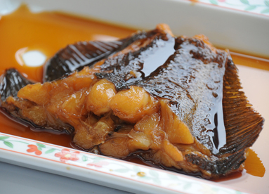 ヒラメの煮付け