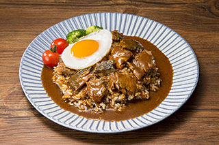 SABA CURRYプレート丼