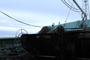 メヒカリ漁 漁場に到着