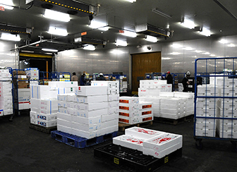 水戸市公設地方卸売市場 衛生面に配慮した設備