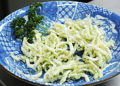 激うま！シラウオの磯辺揚げ