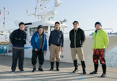 今橋信弥さん、今橋正悟さん、今橋洸輔さん、今橋義男さん、吉村拓真さん
