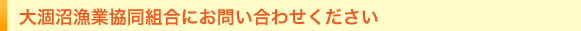 大涸沼漁業協同組合にお問合わせください