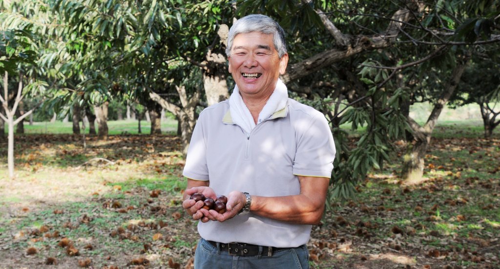 下飯沼栗生産販売組合　組合長 田口 一彦