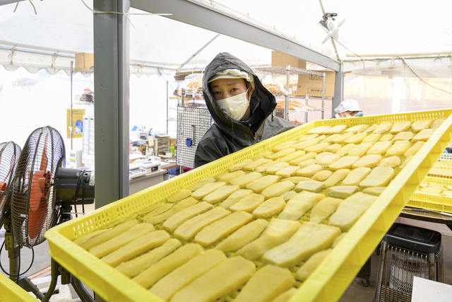 乾燥時の温度と時間は毎日が微調整の繰り返しと言う