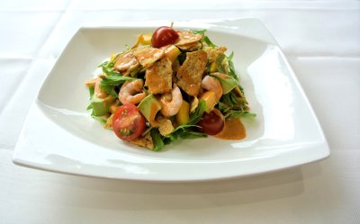 水菜とえびの#いばらきコブサラダ