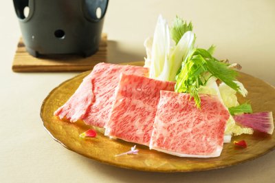 6 レストランイイジマ サーロインのしゃぶしゃぶ