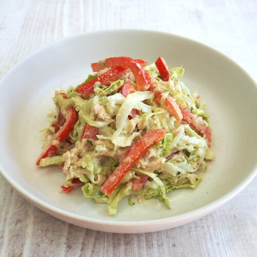 【茨城県】バジル香る #いばらき白菜のコールスロー風サラダ