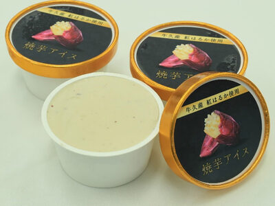 牛久みやもとファームの焼芋アイス