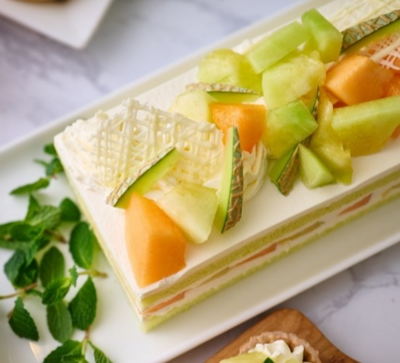 メロンショートケーキ