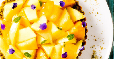 メロンのタルト