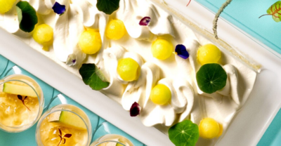 メロンのショートケーキ