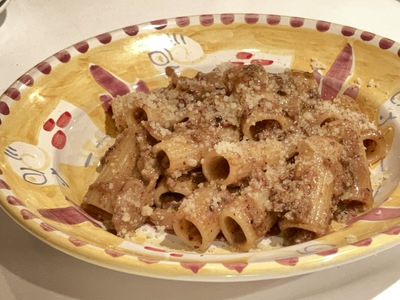 IL BALLOND'OR　①常陸牛煌のボロネーゼ　リガトーニ