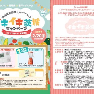 【応募締切2/20(日)】カスミ×茨城県×雪印メグミルク「茨城県産野菜とカルシウムでイキイキ茨城キャンペーン」実施中！