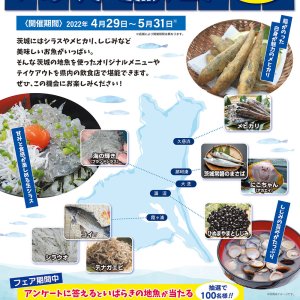【4/29（金）～5/31（火）】「いばらき地魚フェア」を開催！